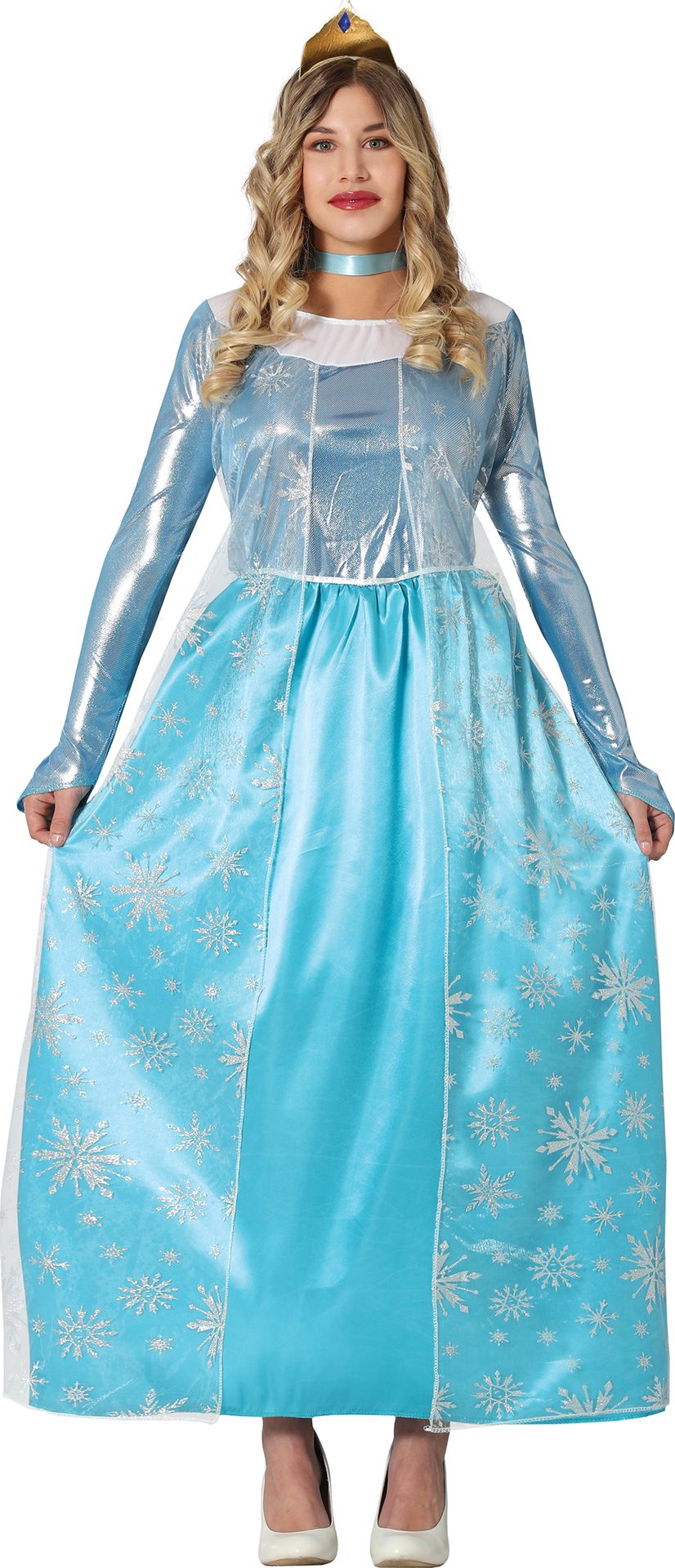 Lange frozen jurk Elsa