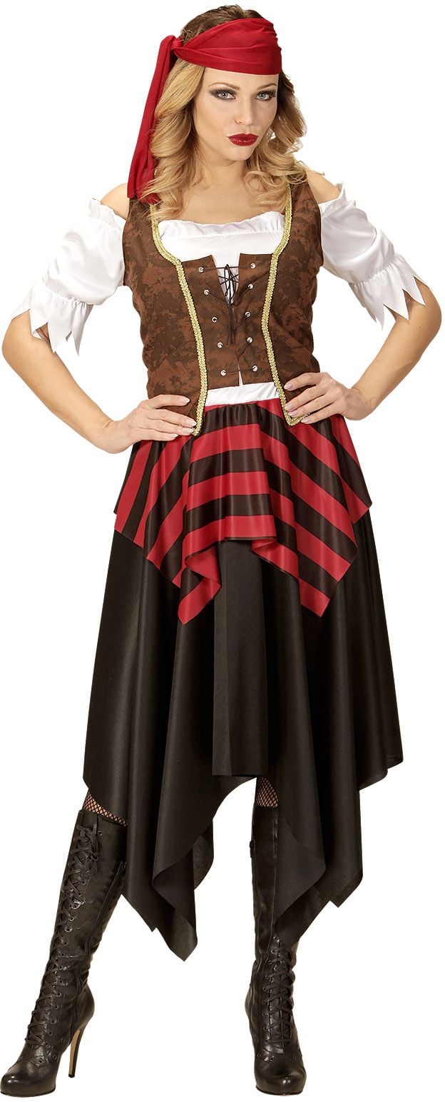 Lange piraat jurk