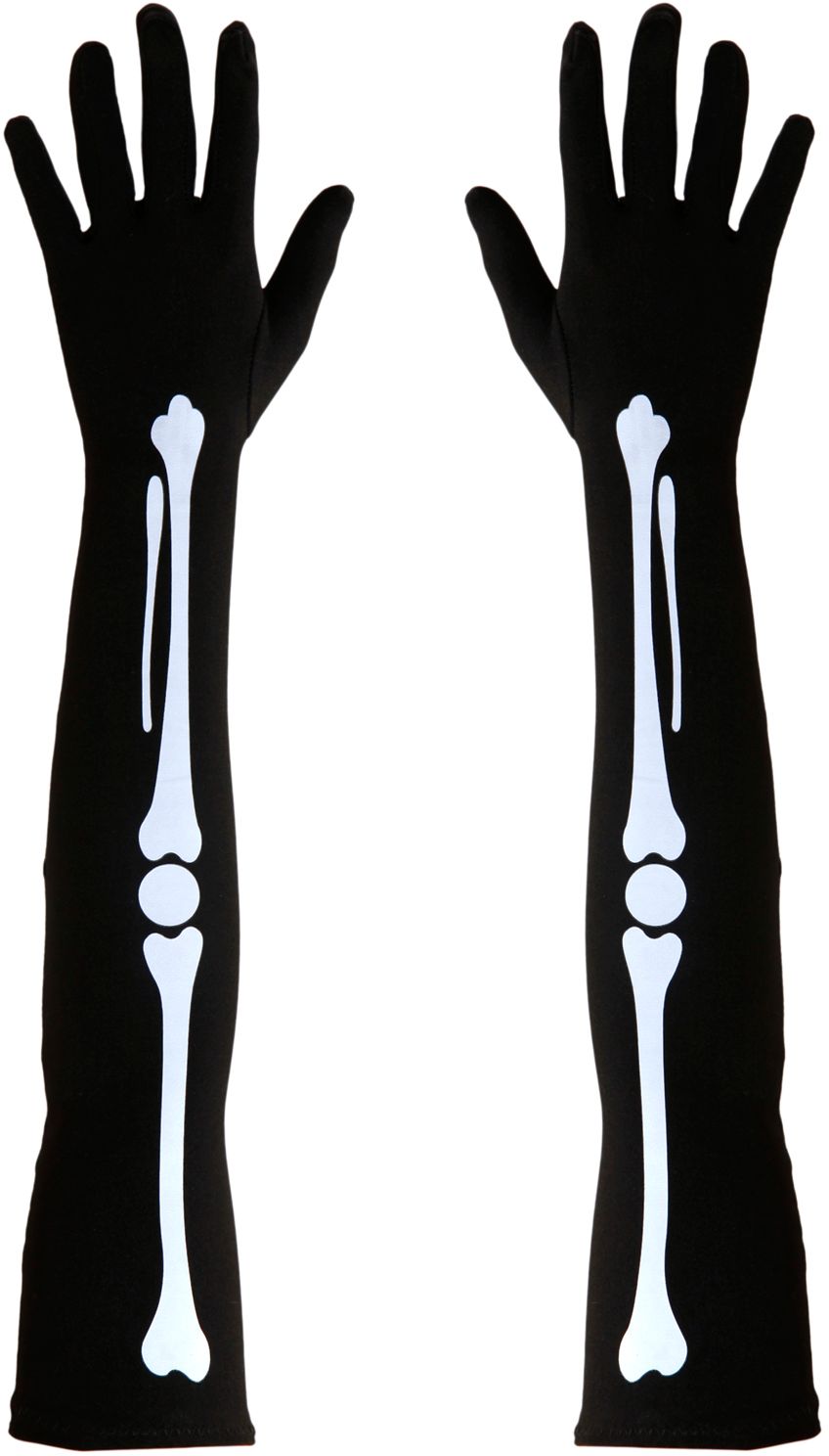 Lange skelet handschoenen