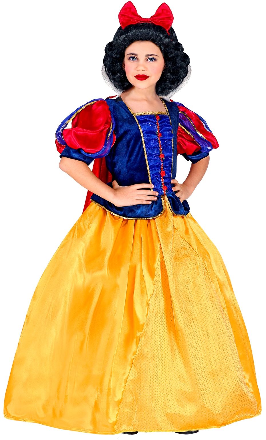 Sneeuwwitje lange jurk meisjes | Feestkleding.nl