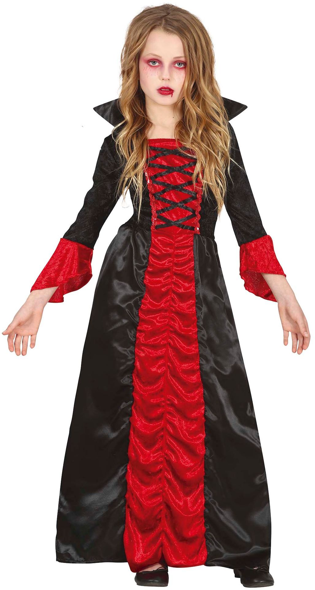 Lange vampier jurk outfit meisjes