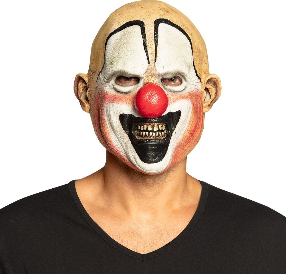 Latex enge clown masker