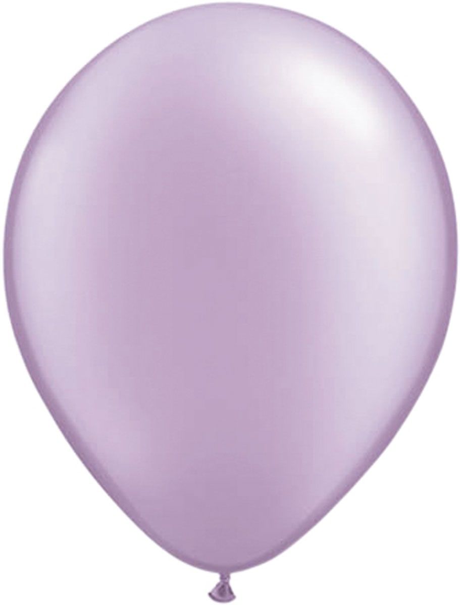 Lavendel paarse metallic ballonnen 10 stuks