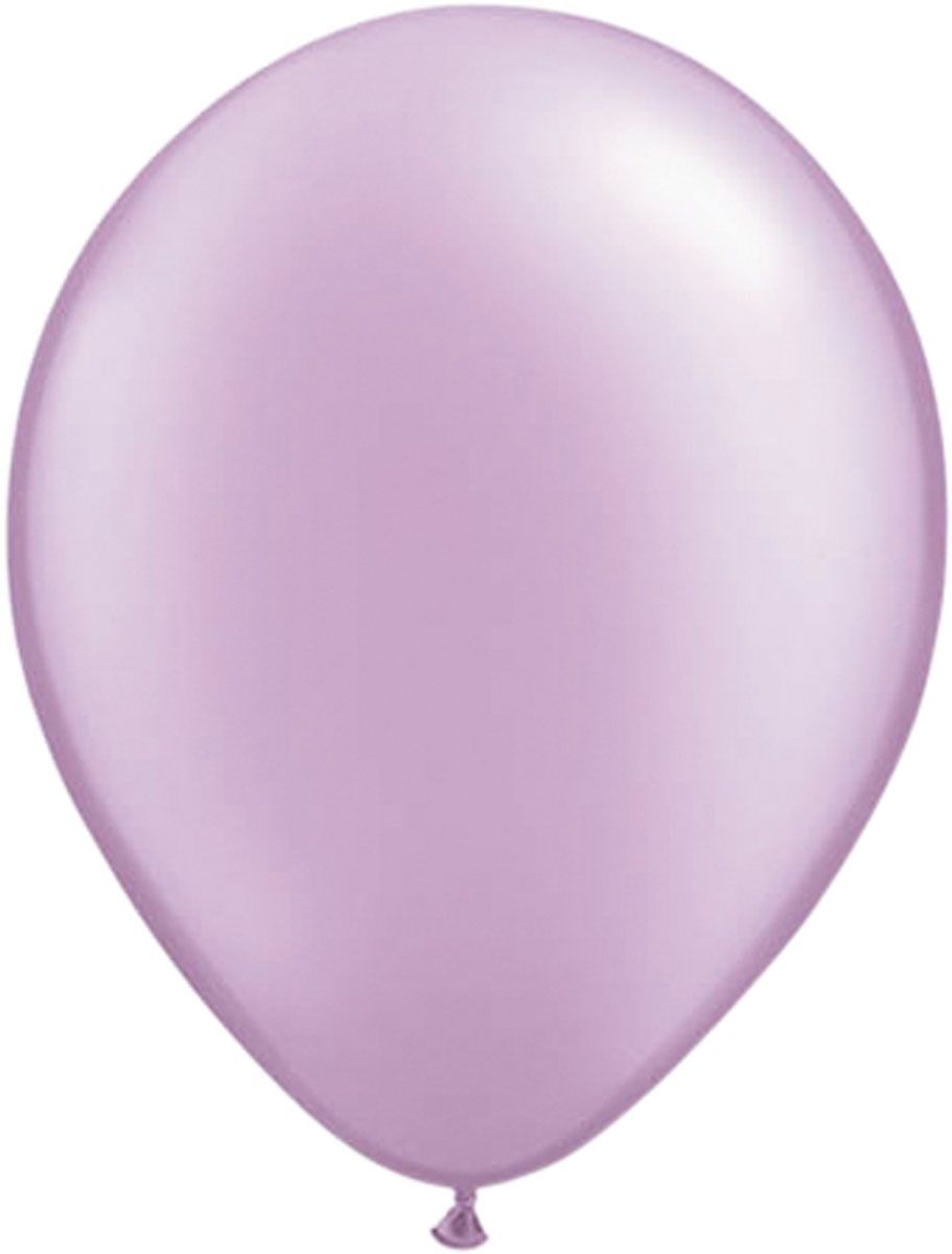 Lavendel paarse metallic ballonnen 100 stuks