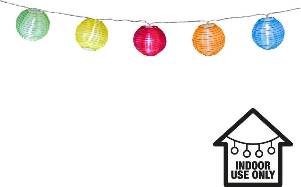 LED Lampionnen Lichtsnoer Multikleur Hawaii 185cm