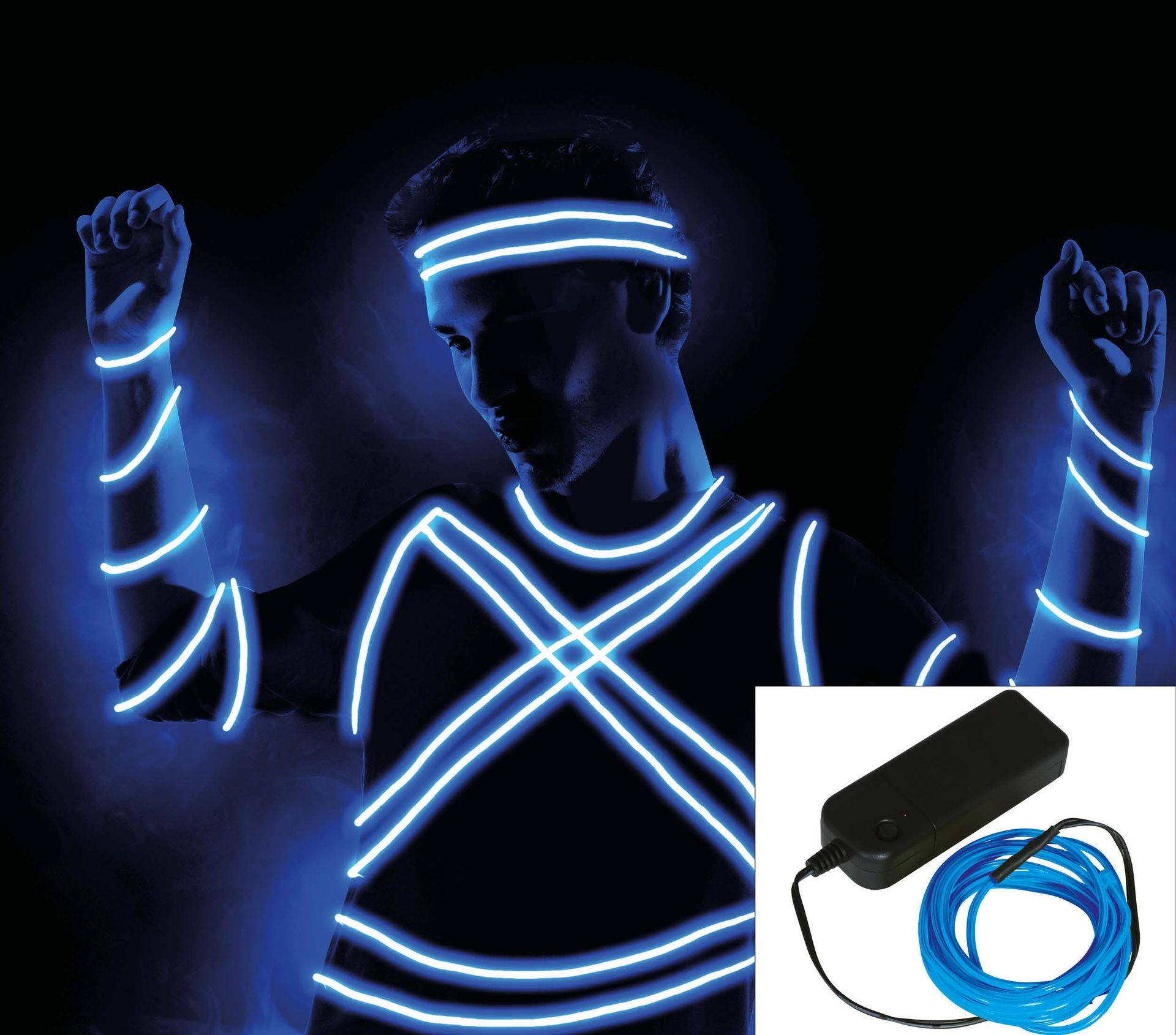 Led Lichaam Slinger Blauw 5M