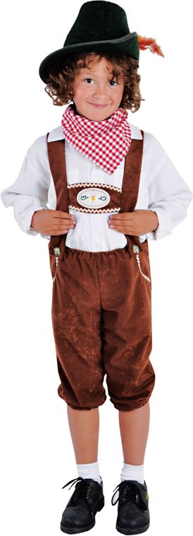 lederhosen jongens bruin