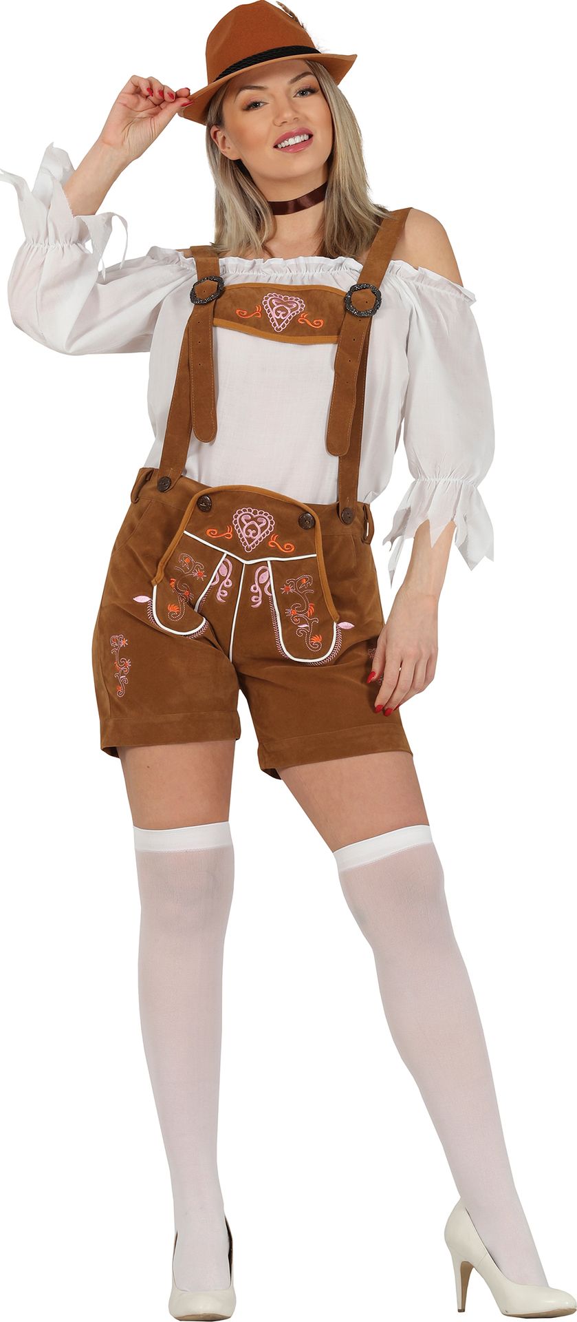 Lederhosen vrouwen bruin