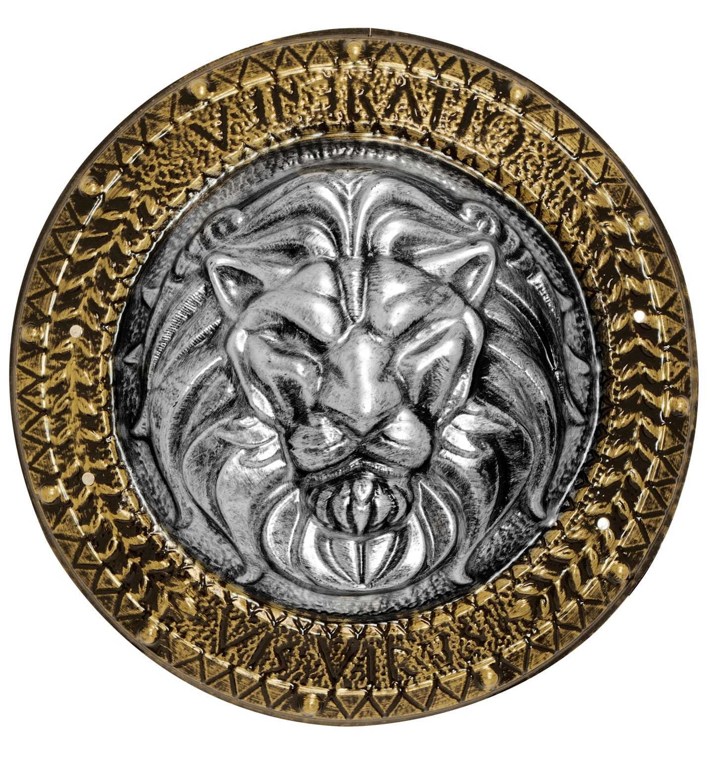 Leeuwen Ridder Schild met Handgrepen