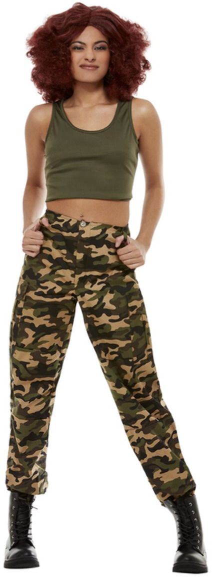 Leger camo outfit dames