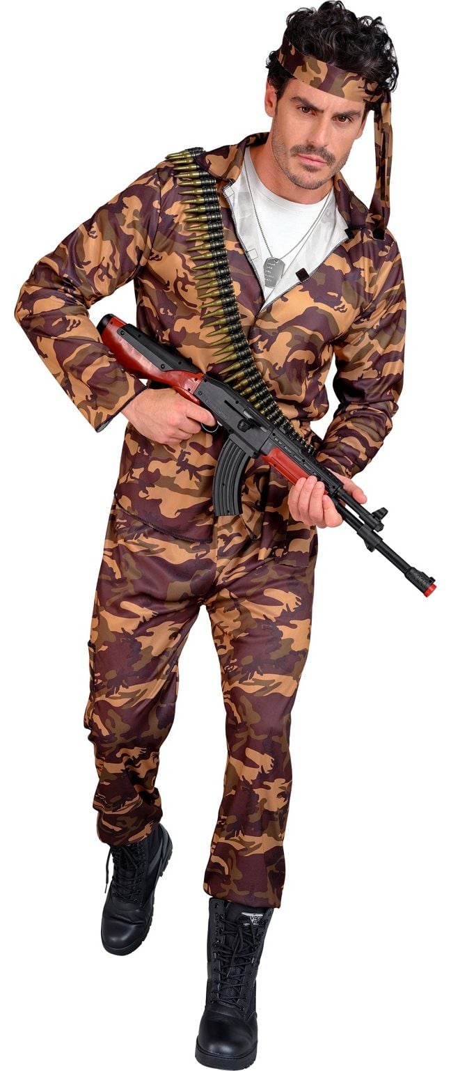 Legerprint camouflage pak mannen