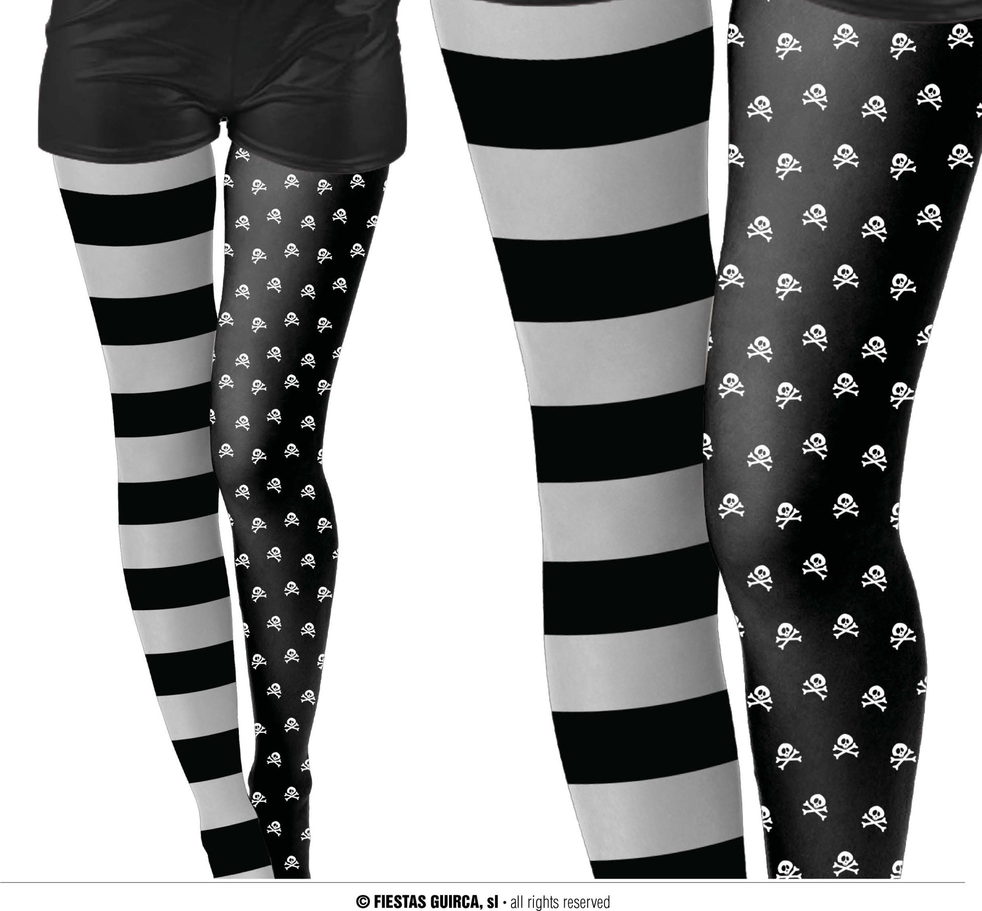 Legging dames halloween doodshoofd