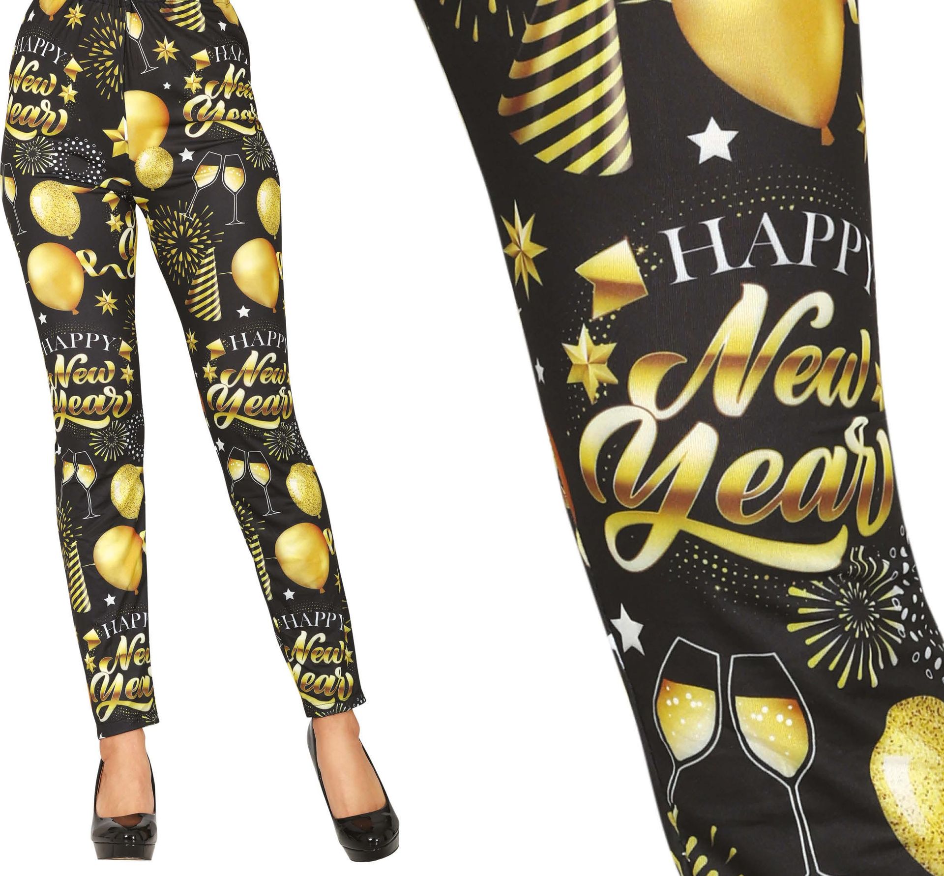 Legging dames oud & nieuw gelukkig nieuwjaar