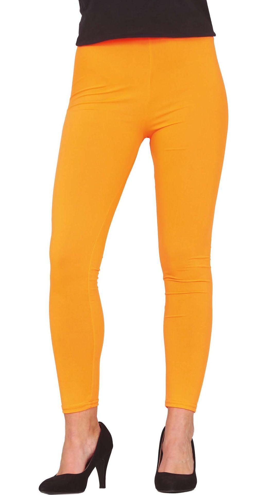 Legging neon oranje dames