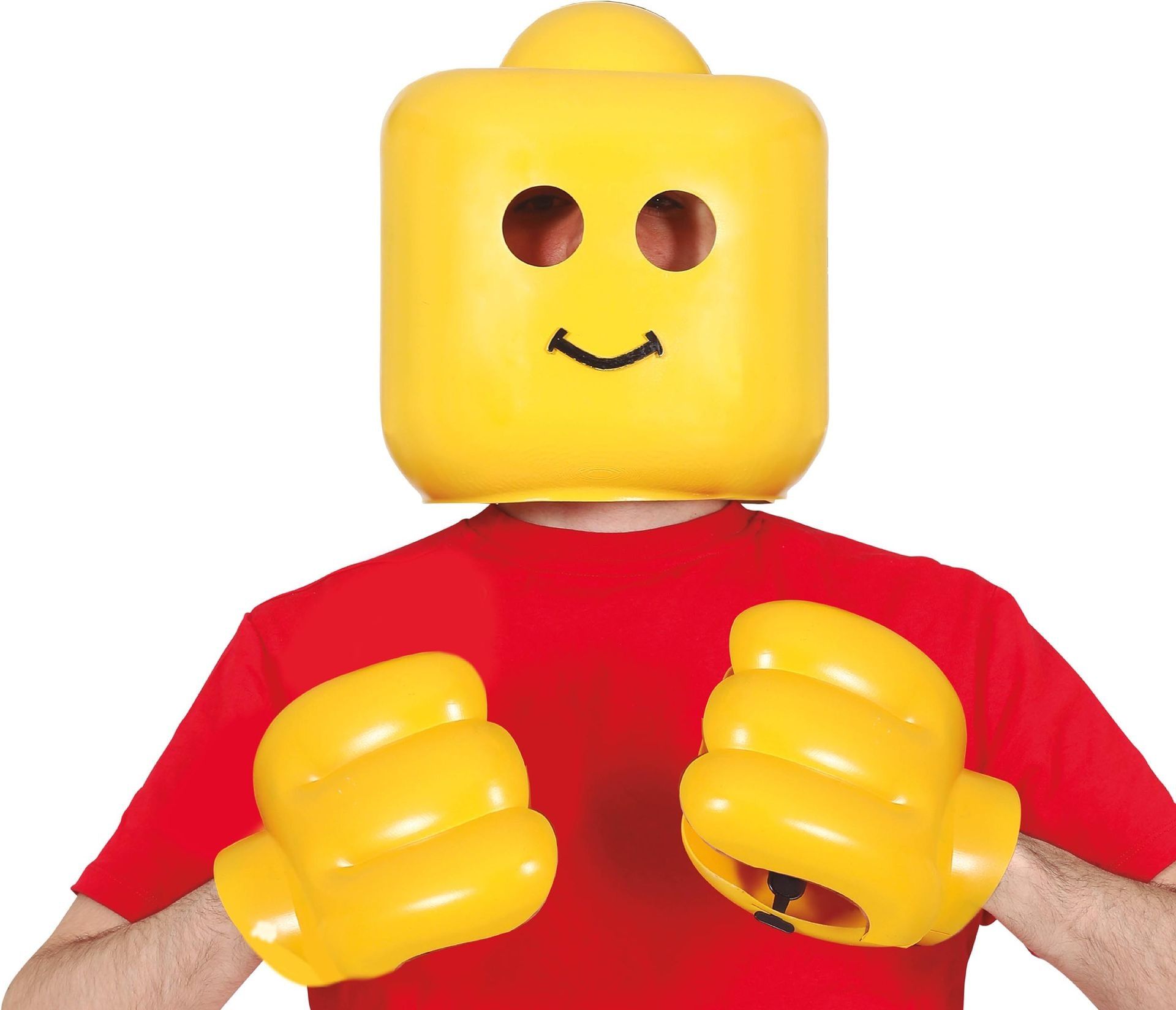 Lego Kostuum Masker met Handen