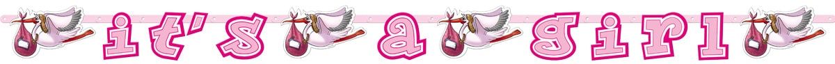 Letterslinger geboorte its a girl 220cm