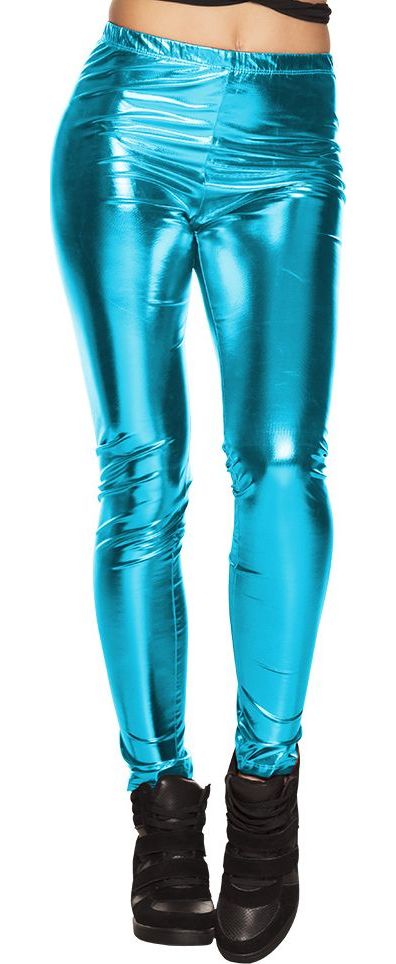 Licht Blauwe Stretch Festival Legging