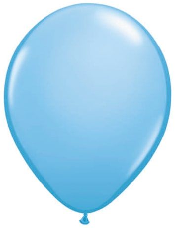 Lichtblauwe pale blue ballonnen 50 stuks 40cm
