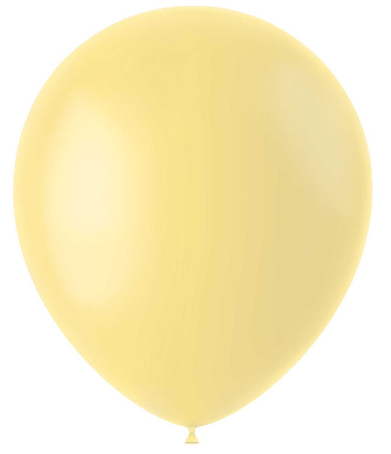 Lichtgele ballonnen matte kleur