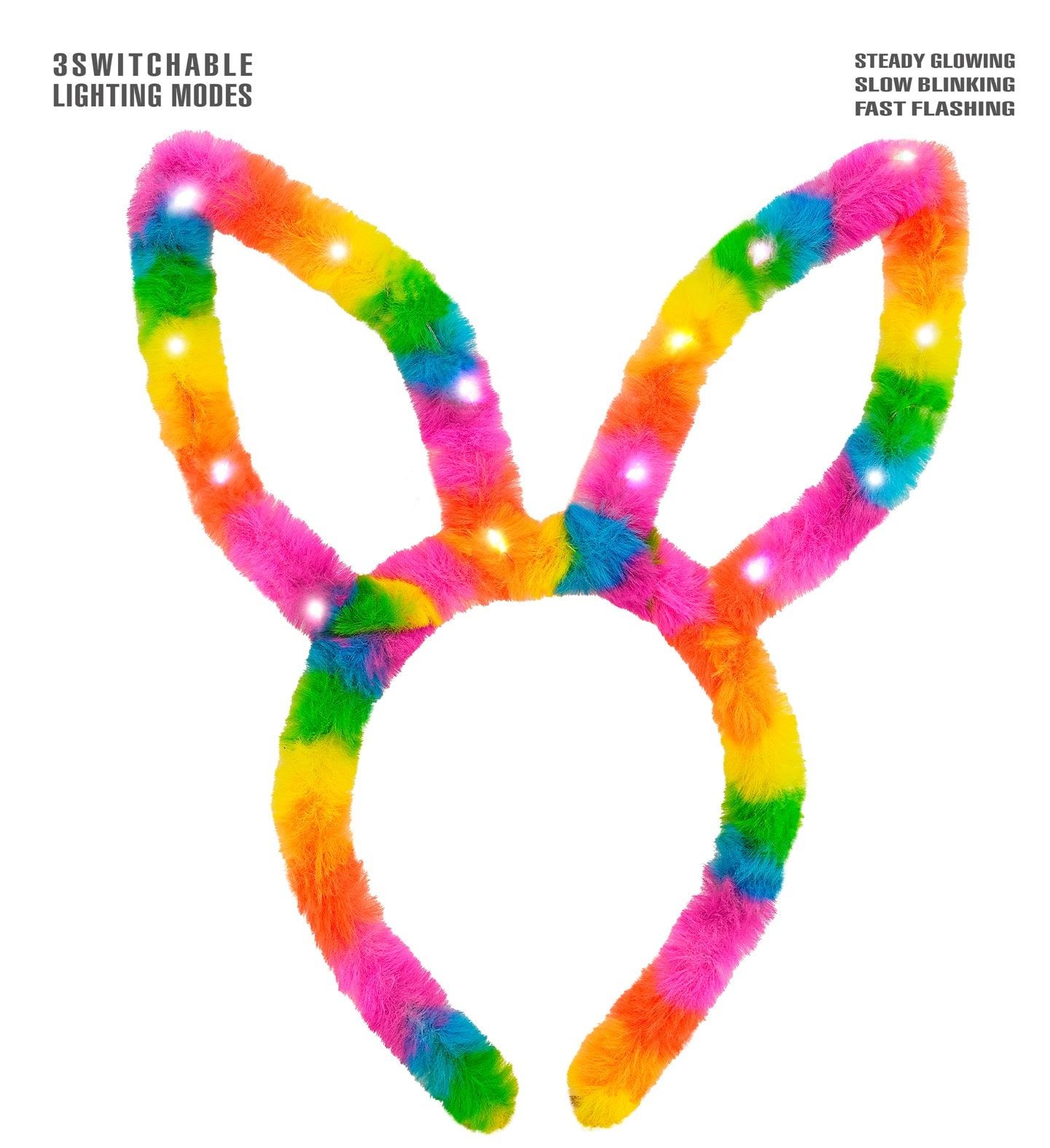Lichtgevende Konijnen Oren Haarband Feest