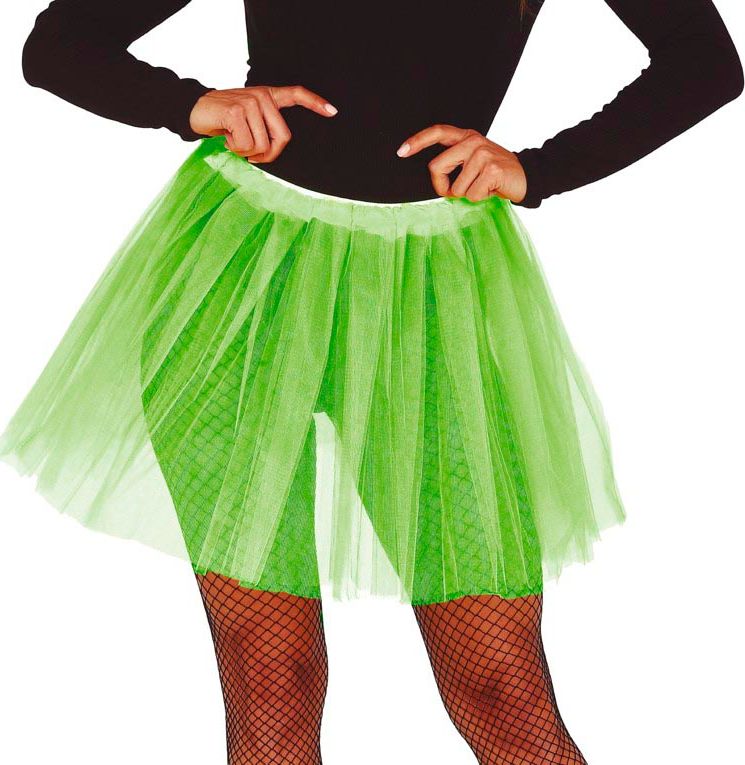 Lichtgroene tutu dames