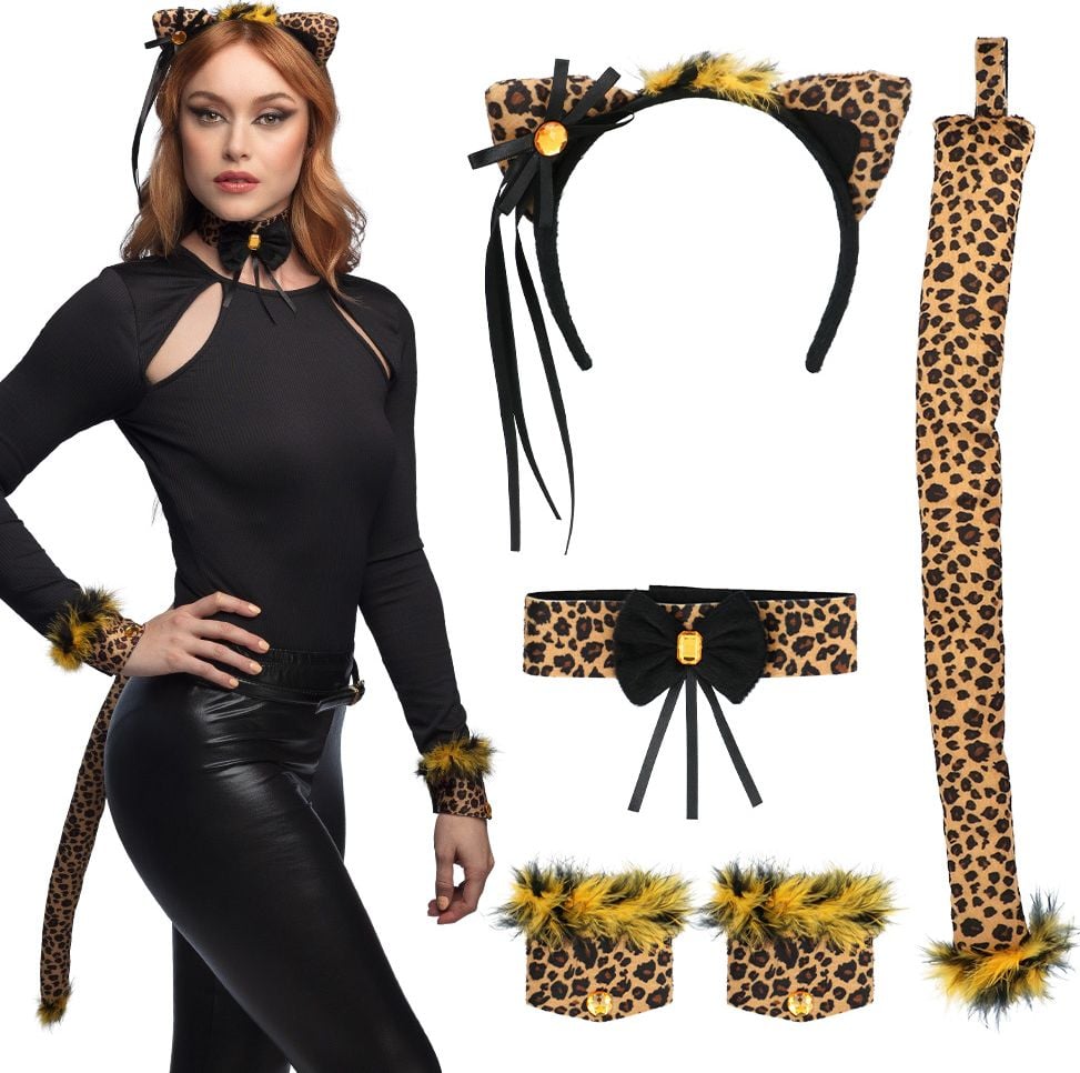 Luipaard Accessoireset 5-Delig