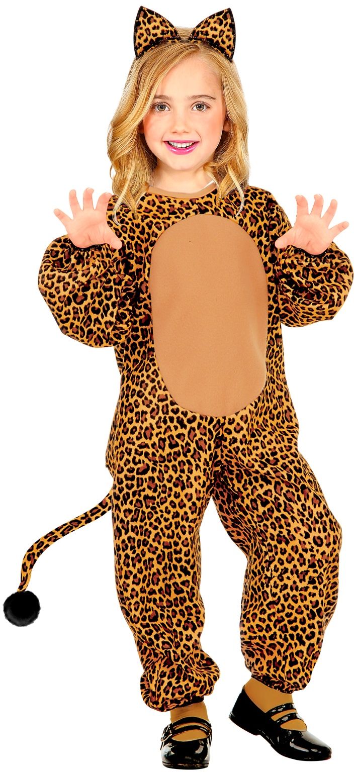 Luipaard onesie meisjes