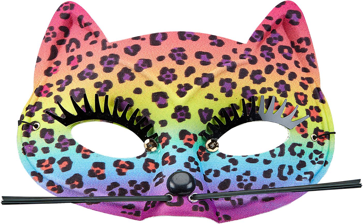 Luipaard regenboog oogmasker