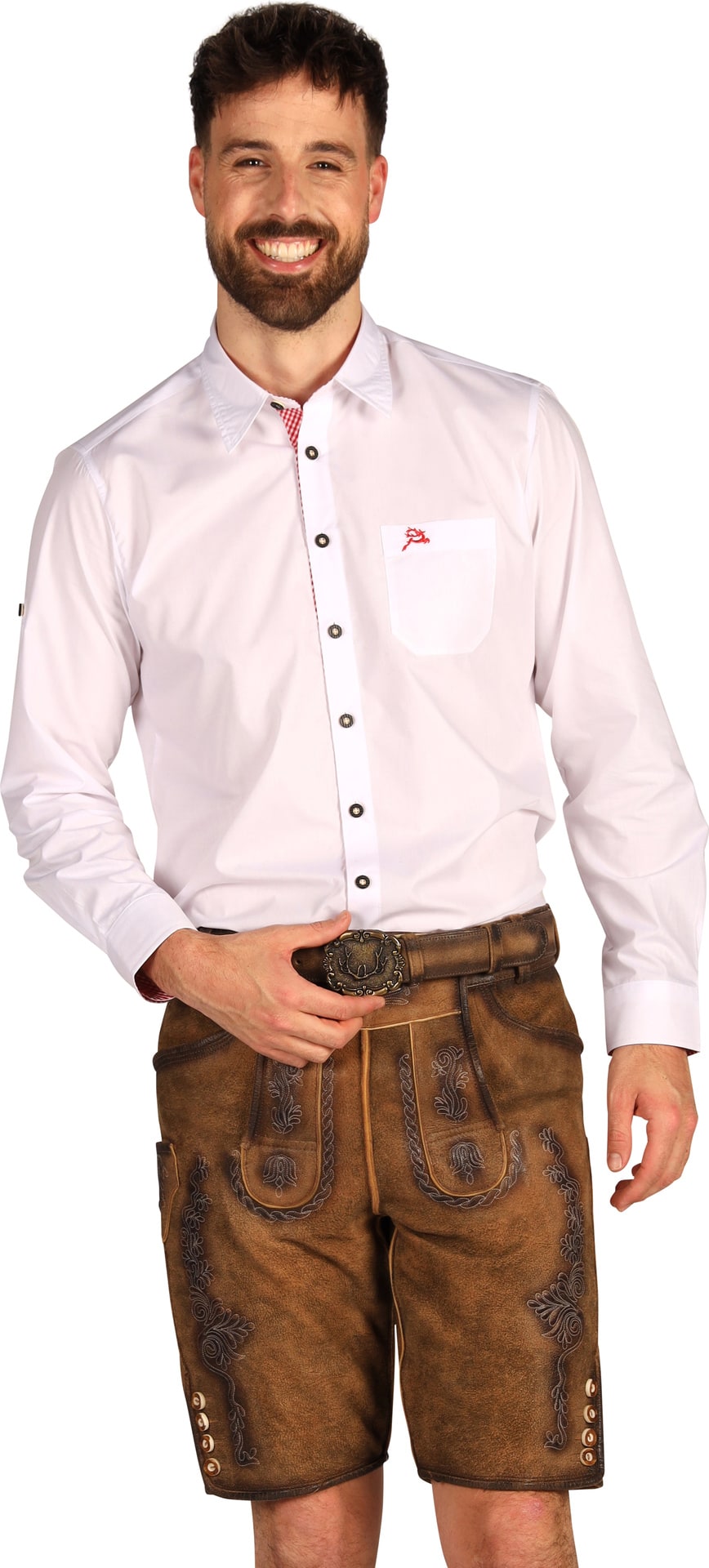 Luxe Bruine Tiroler Lederhosen Heren