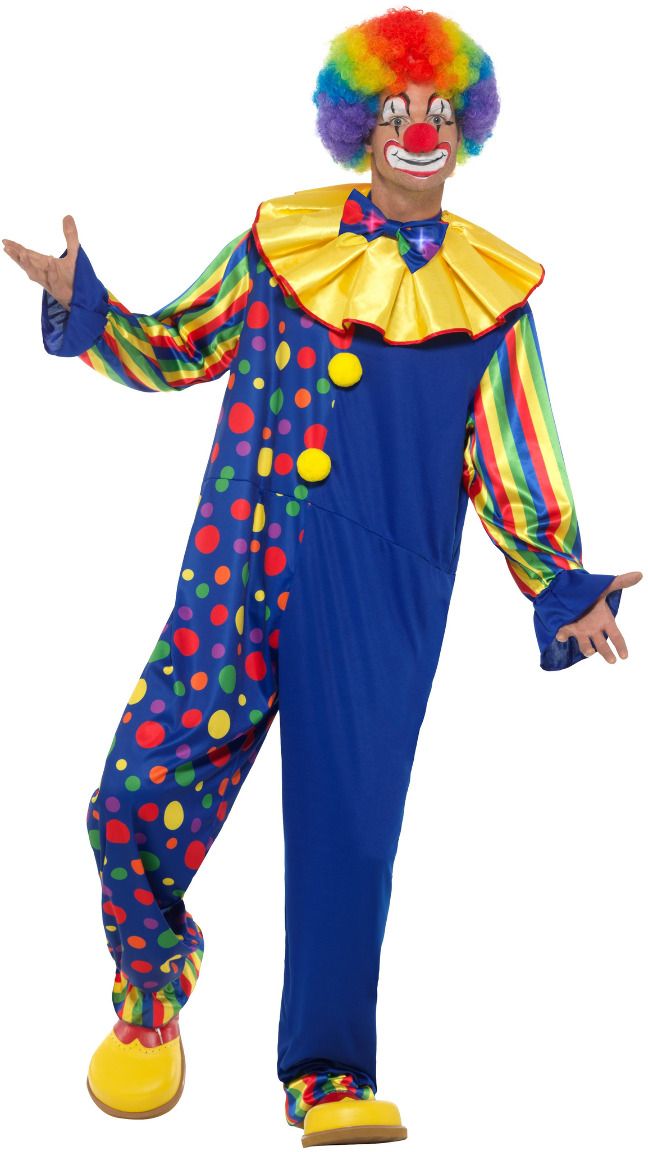 Luxe clown jumpsuit mannen