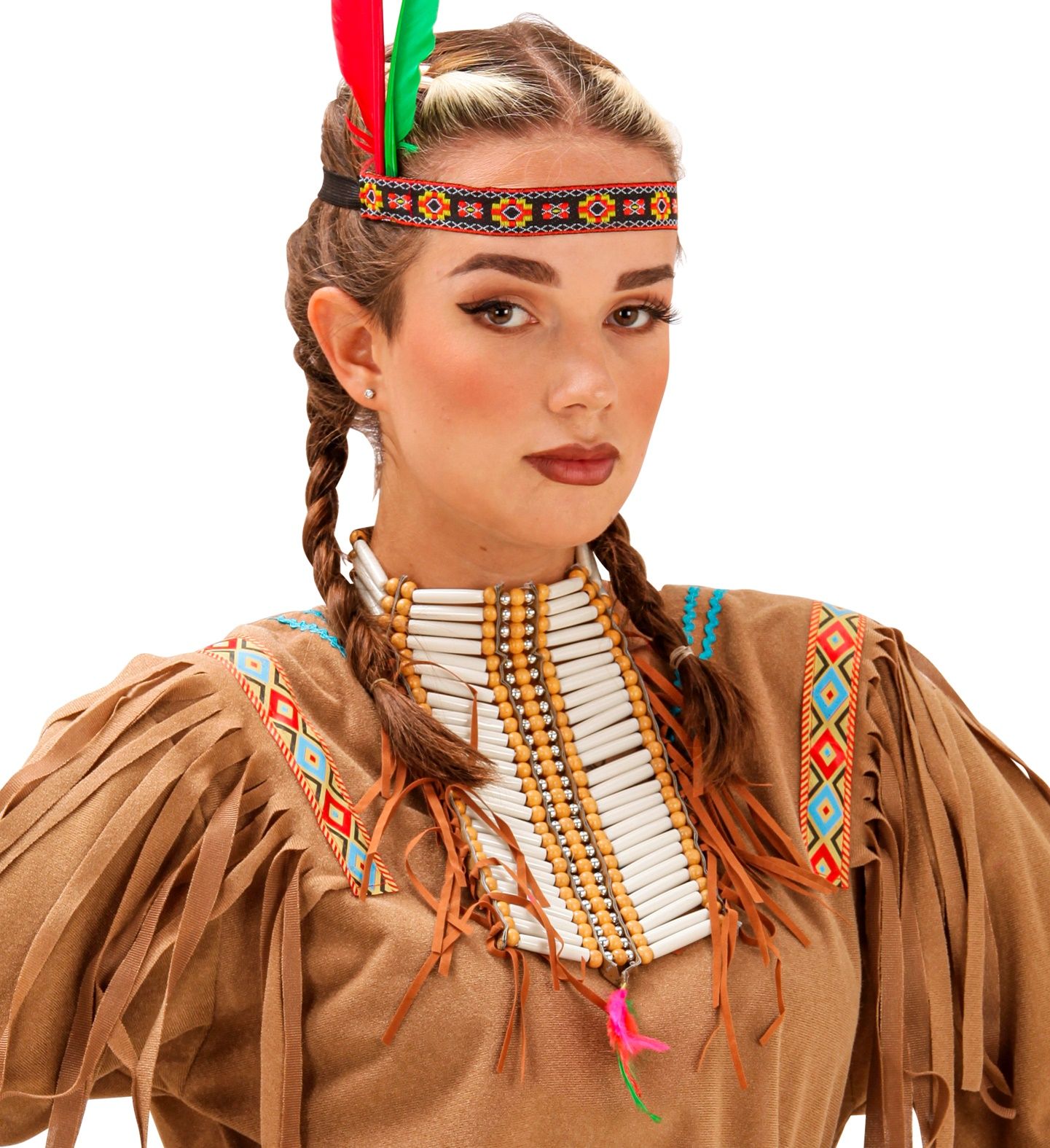 Luxe Indianen Choker-Borstplaat