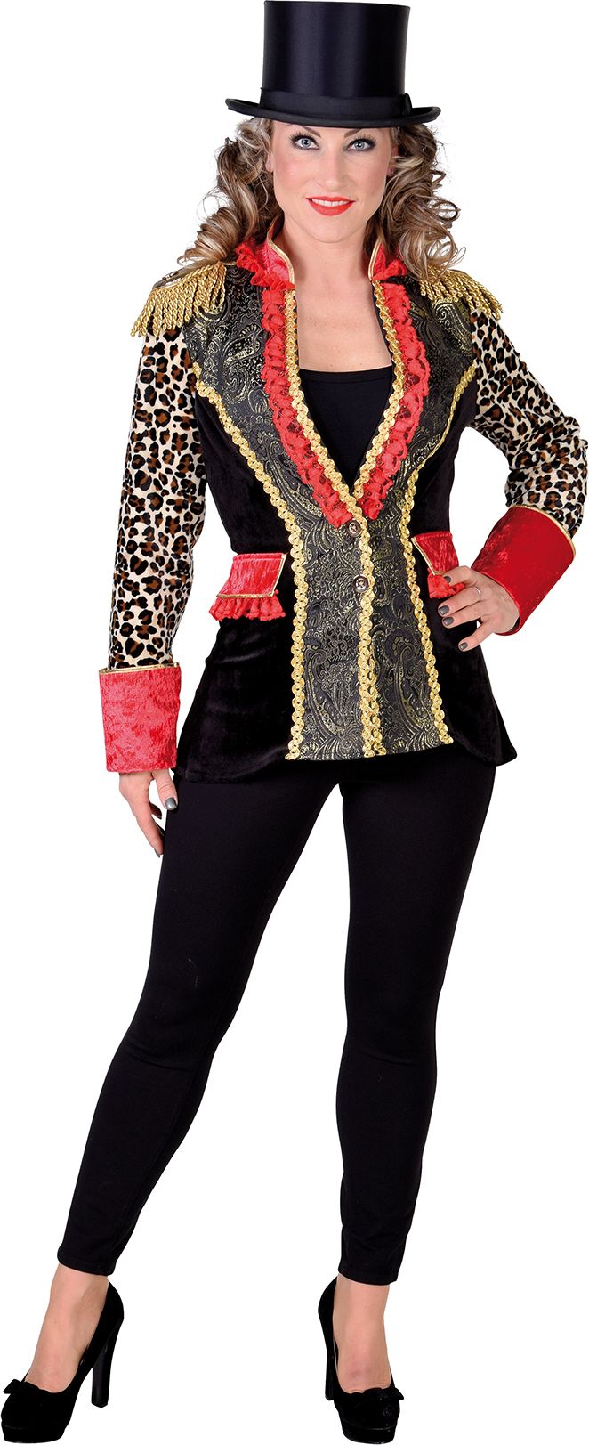 Luxe jas carnaval vrouwen