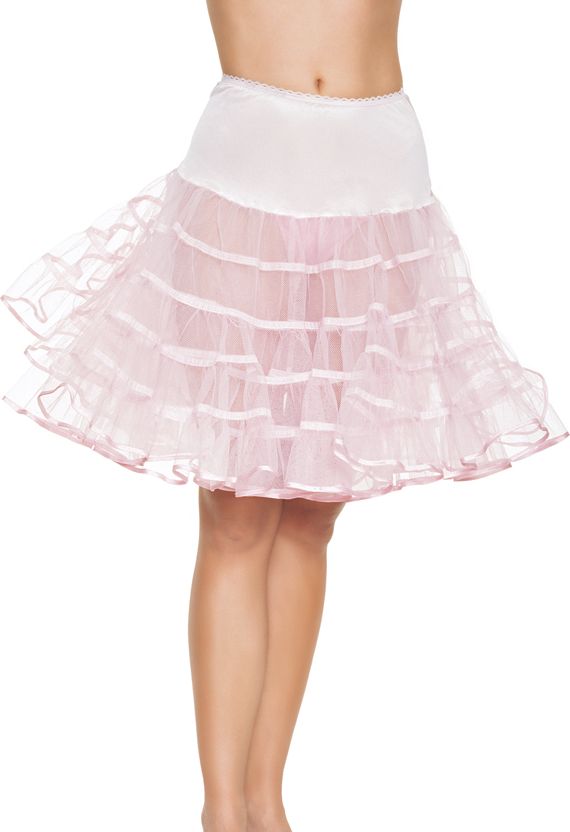 Luxe licht roze petticoat