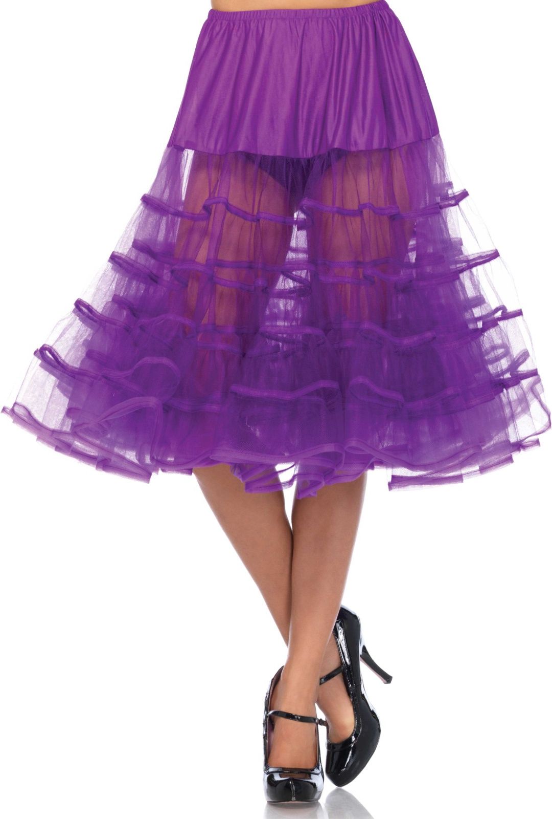 Luxe paarse petticoat