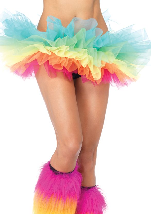 Luxe regenboog tutu