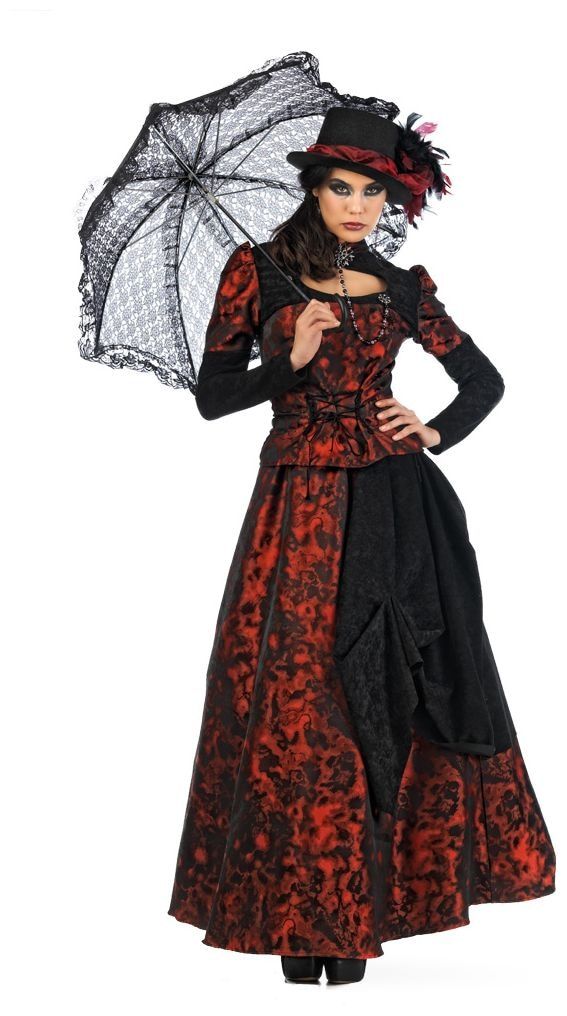 Luxe rode Gotische rok