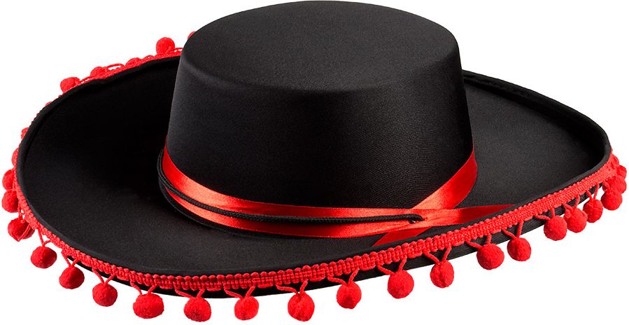 Luxe spaanse flamenco hoed