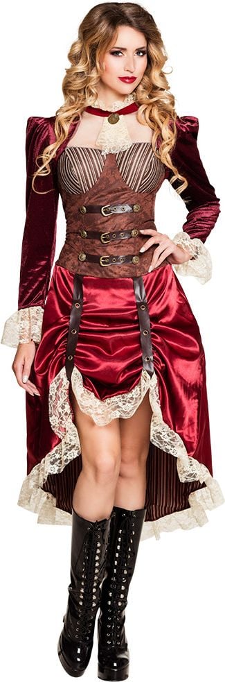 Luxe steampunk victoriaanse jurk