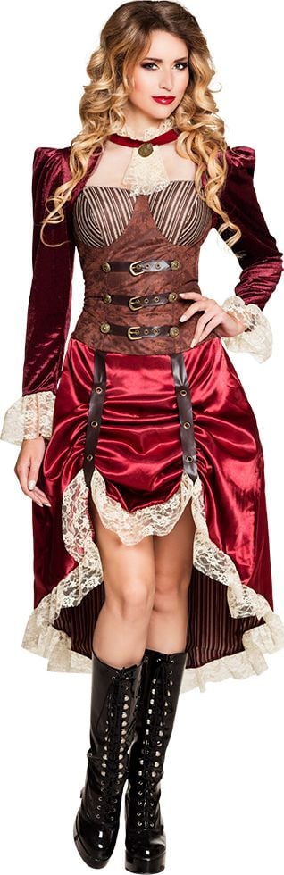 Luxe steampunk victoriaanse jurk