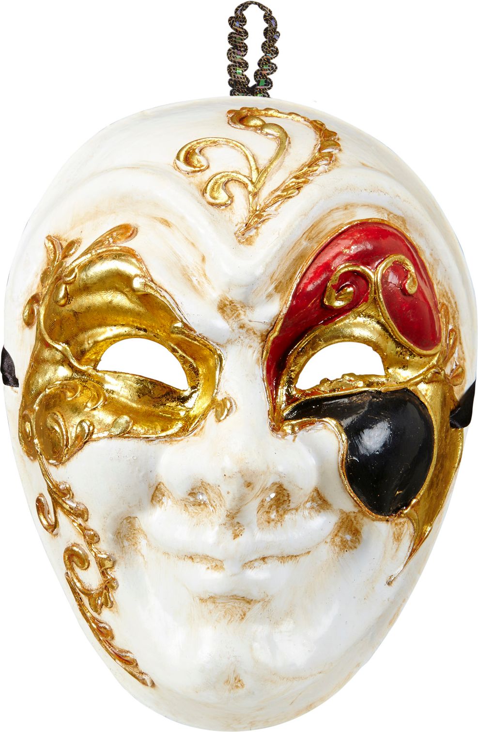 Luxe venetiaanse hofnar masker