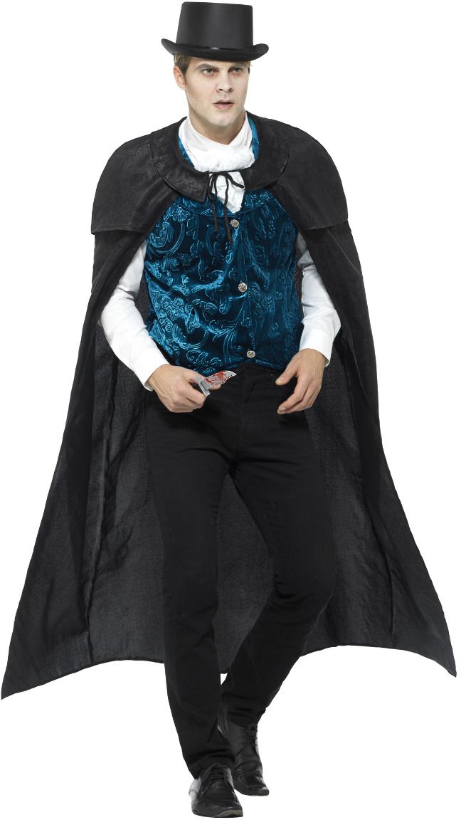 Luxe victoriaanse Jack the Ripper outfit