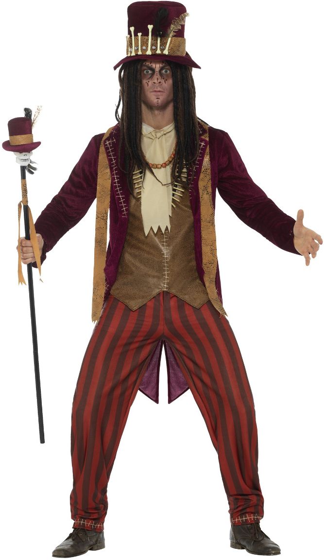 Luxe voodoo heks dokter outfit