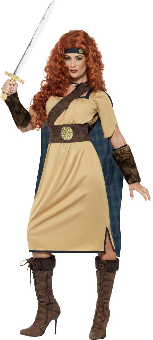 Luxe warrior koningin kostuum