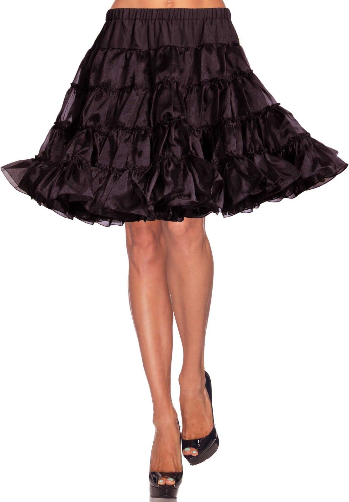 Luxe Zwarte Hoepelrok Petticoat