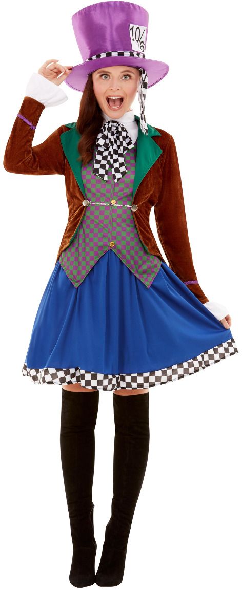 Starline Avontuurlijke Hatter Kostuum voor dames (XL