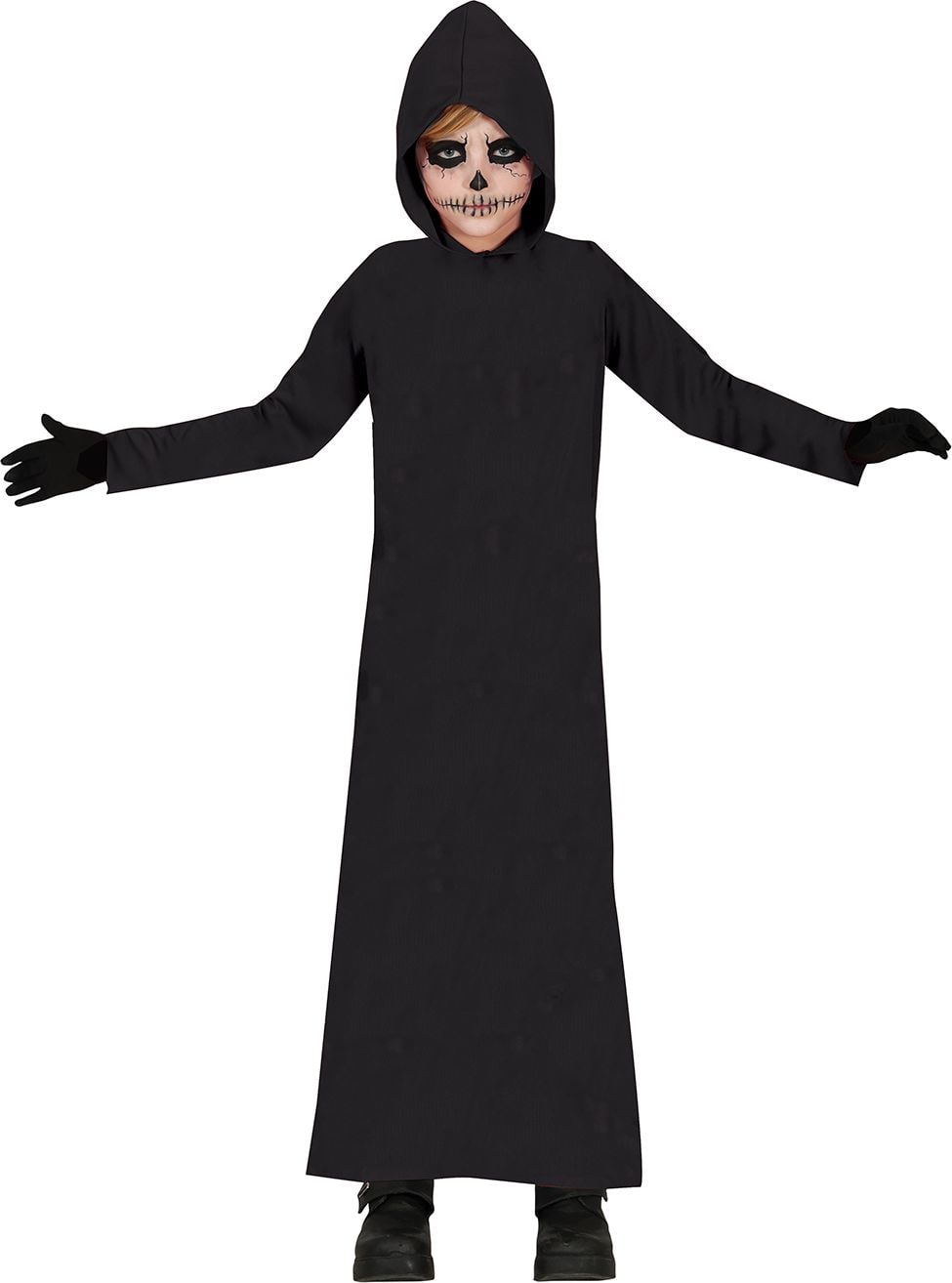 Magere Hein Outfit met Kap Kinderen