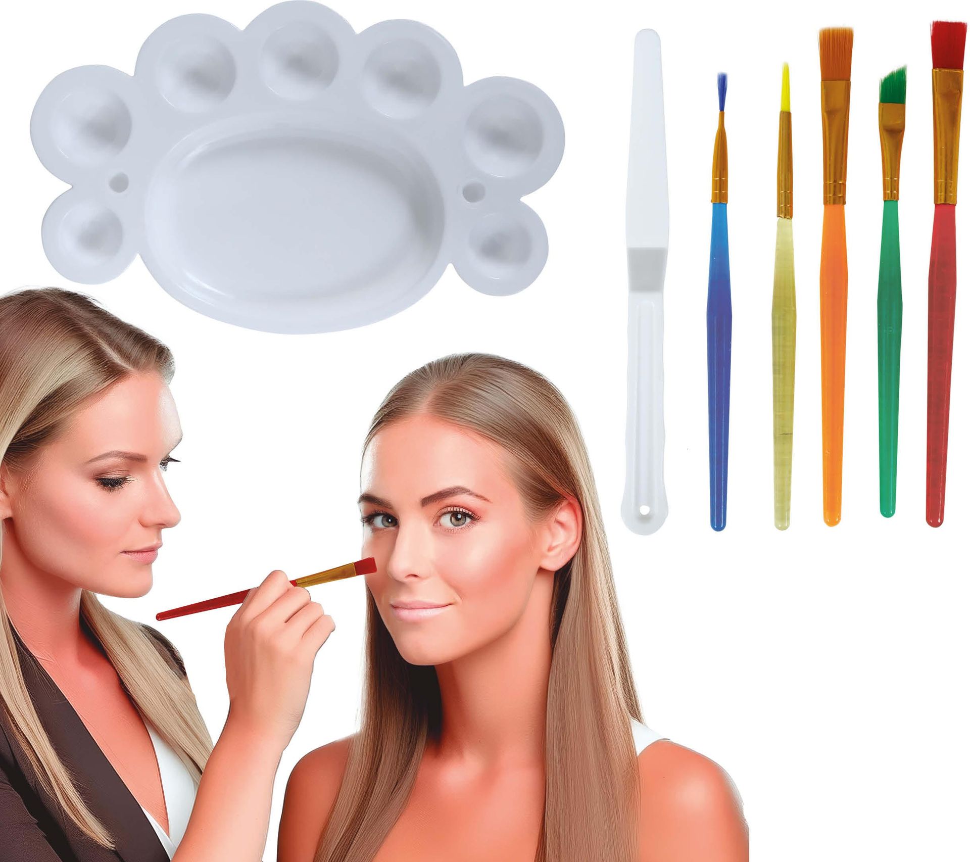 Make-up Borstelset Meerkleurig