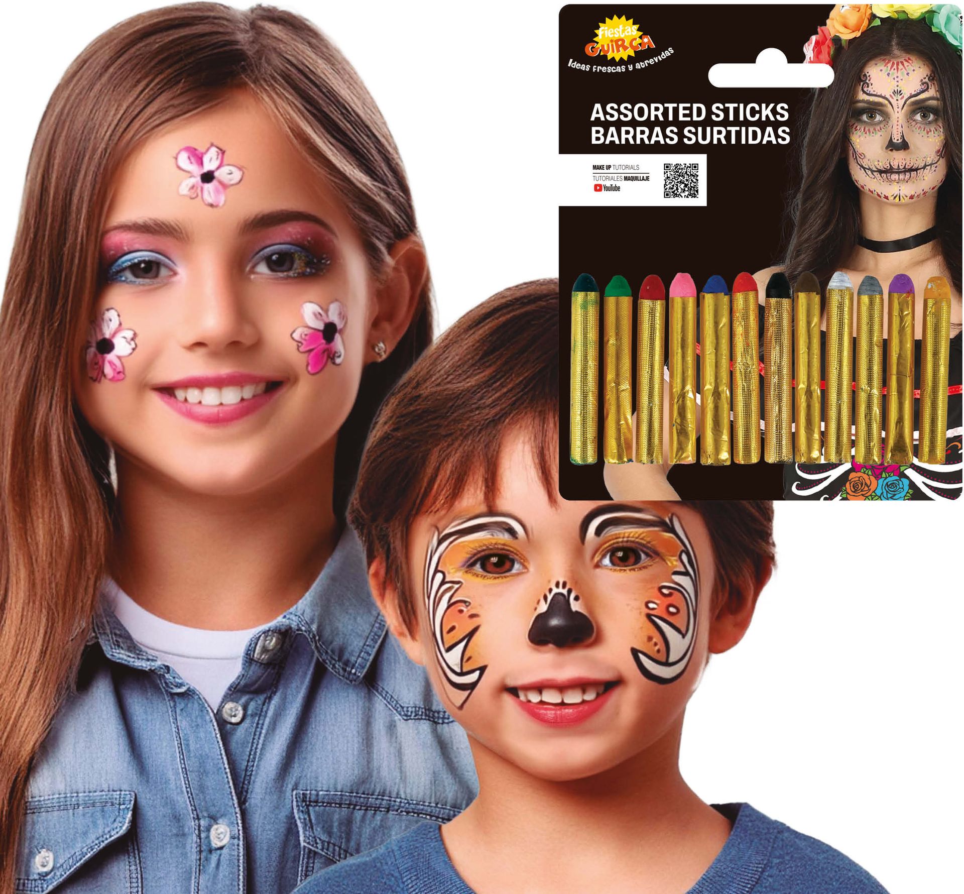 Make-up Sticks Set Meerkleurig