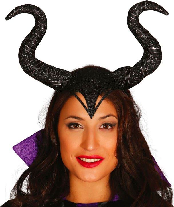 Maleficent haarband horens