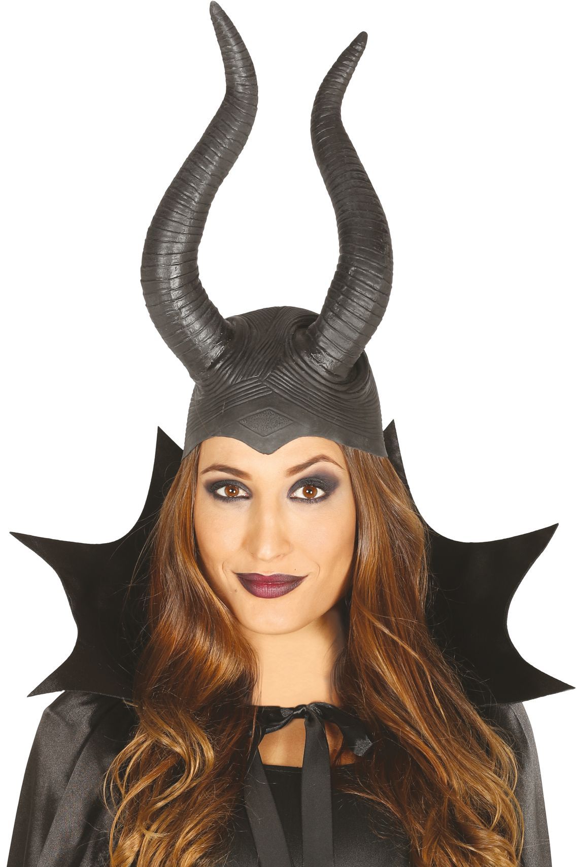 Maleficent helm met horens